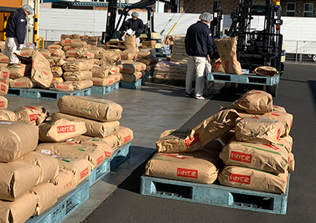 お米を届ける・販売する