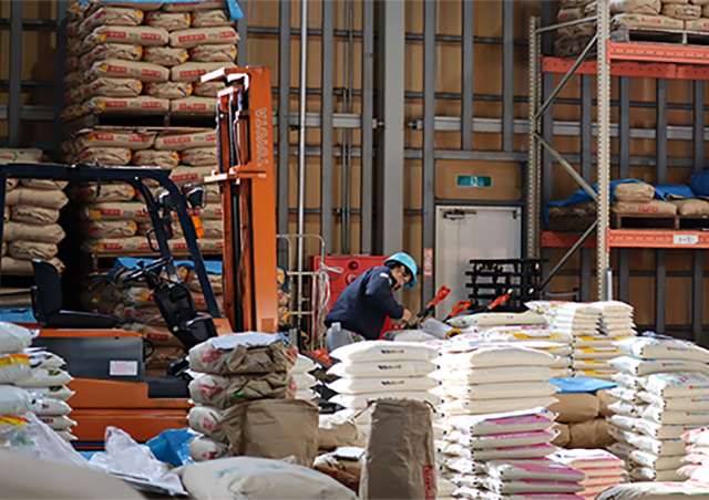 お米を保管する