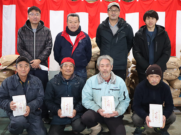 JA加美よつば 有機米生産部の皆さん