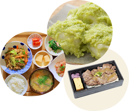 配達されたお米はスーパーなどの小売店を通して各家庭に届く他、飲食店や病院・施設・保育園などの食事として提供されています。